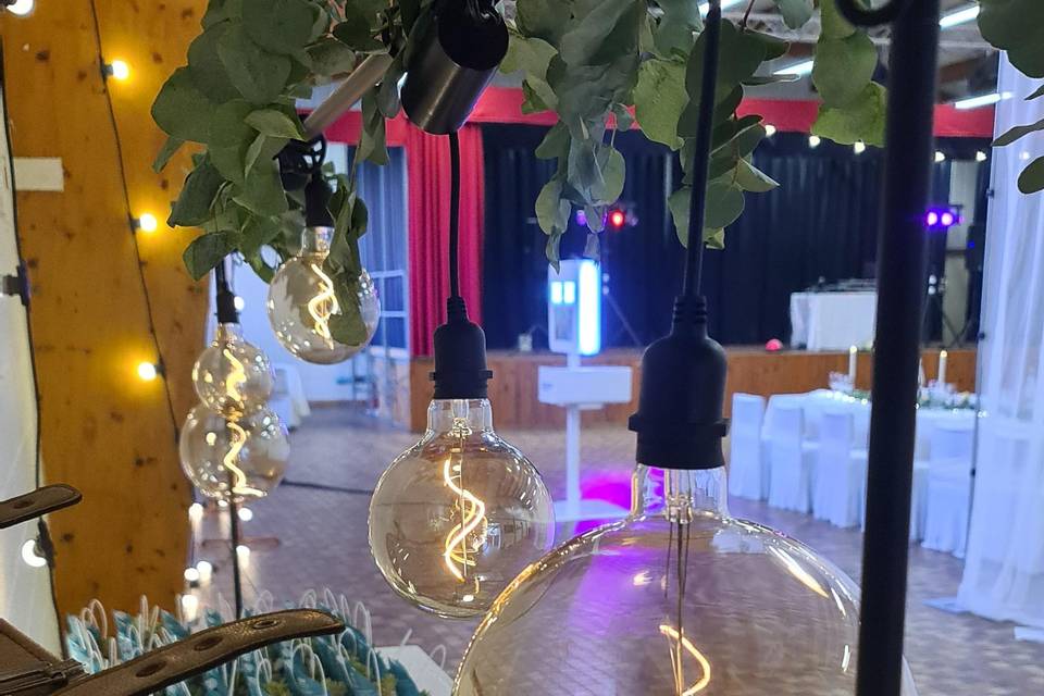 Urne mariage lumière
