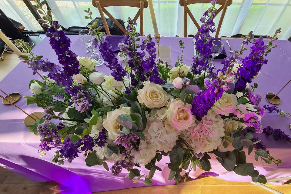 Table d'honneur mariage parme