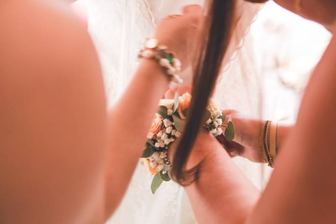 Bracelet fleuri