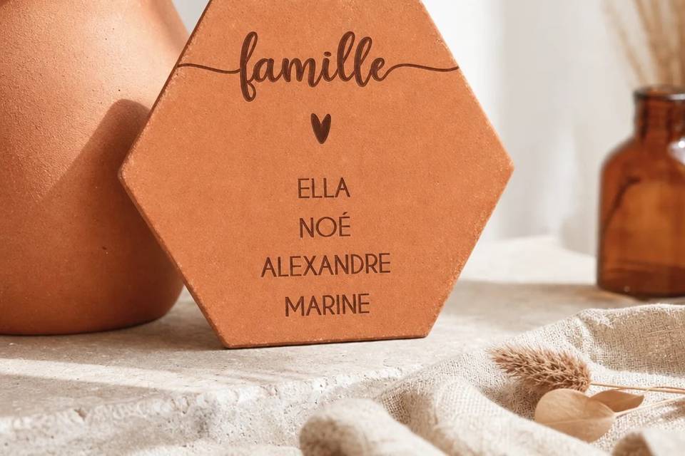 Tomette famille mariage