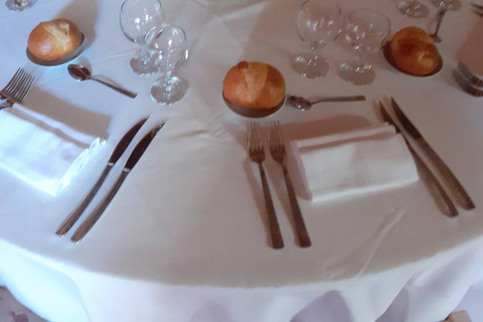 Table orchidée végétale