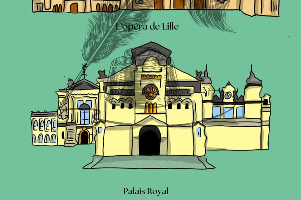 Mariage sur le thème du voyage