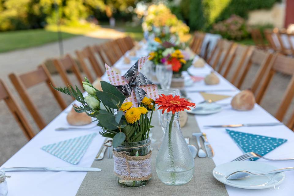 Deco de table mariage