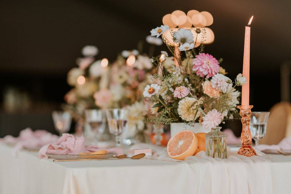 Décoration table mariage lille