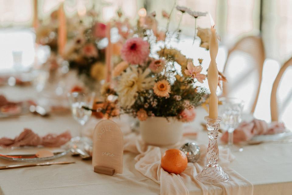 Décoration table mariage lille