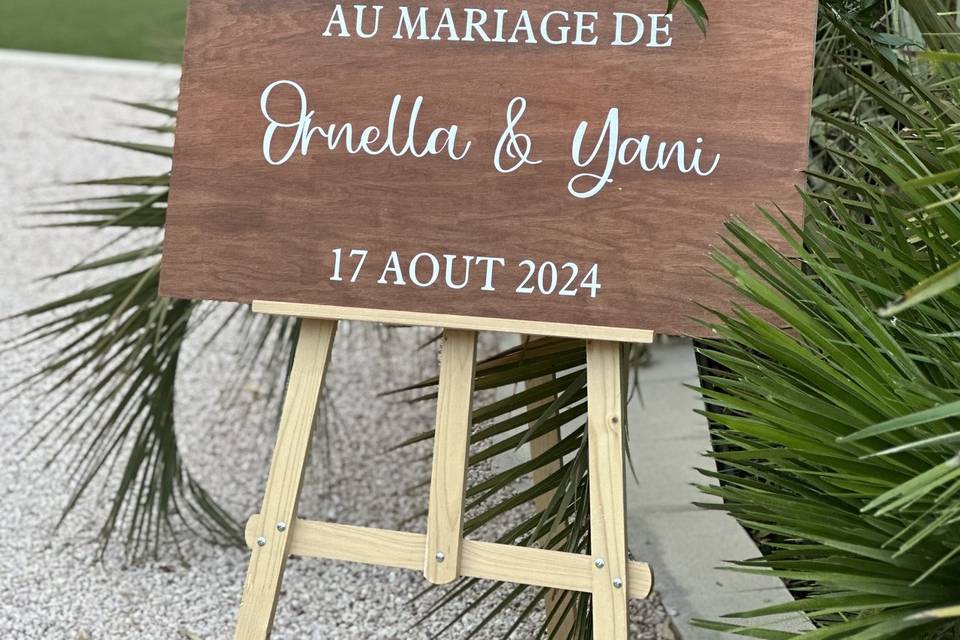 Tableau de bienvenue