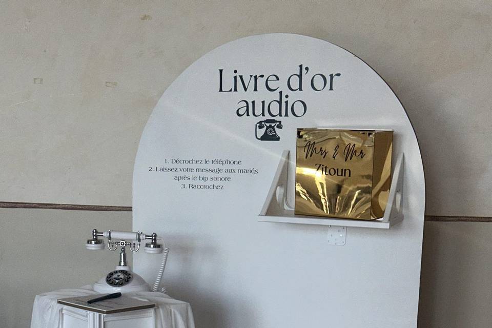 Livre d'or audio