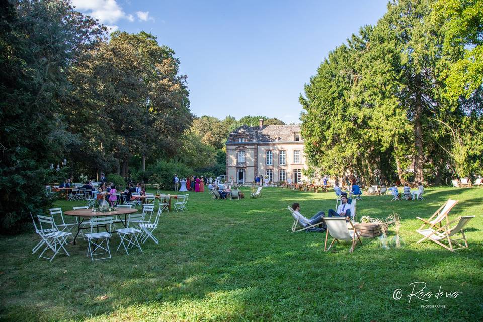 La façade est du château