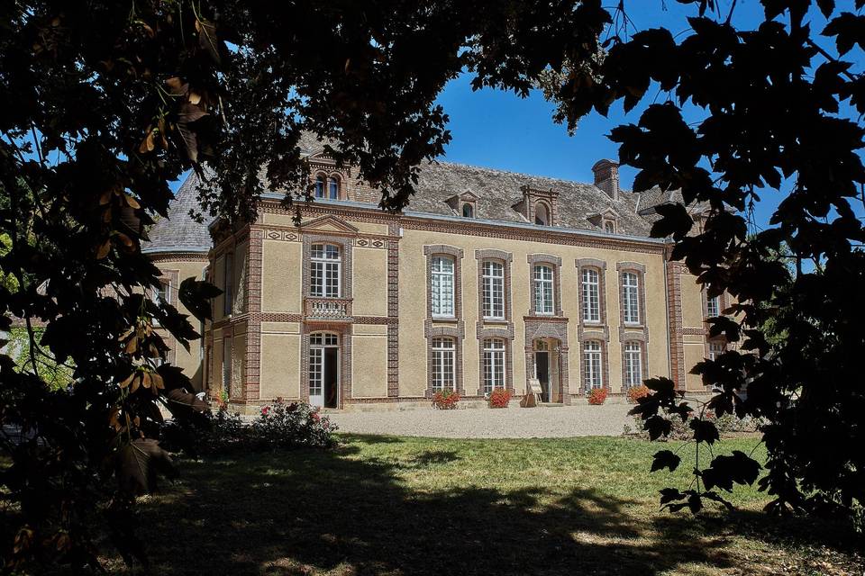 La façade sud du château