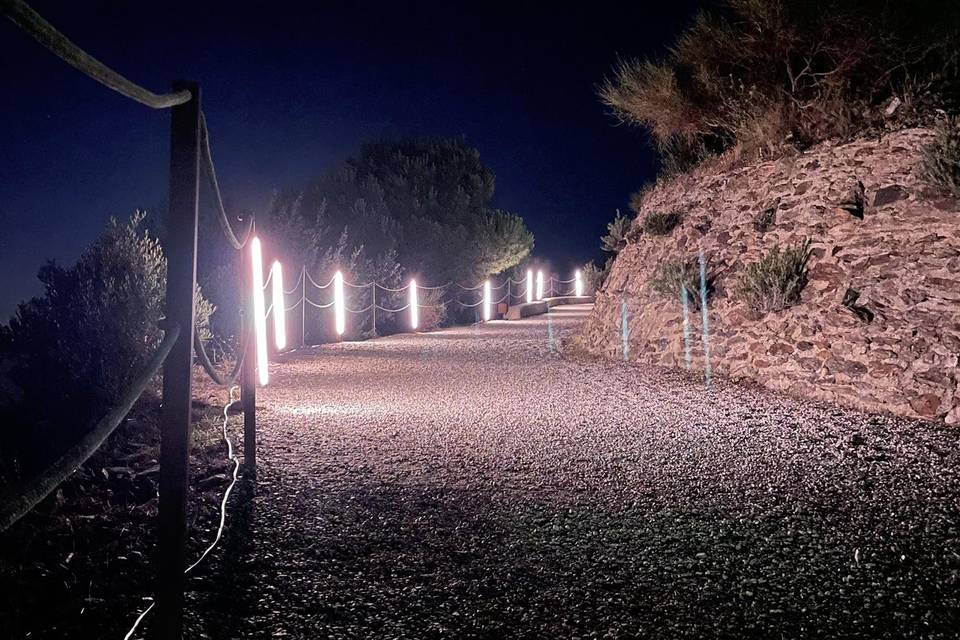 Chemin lumière