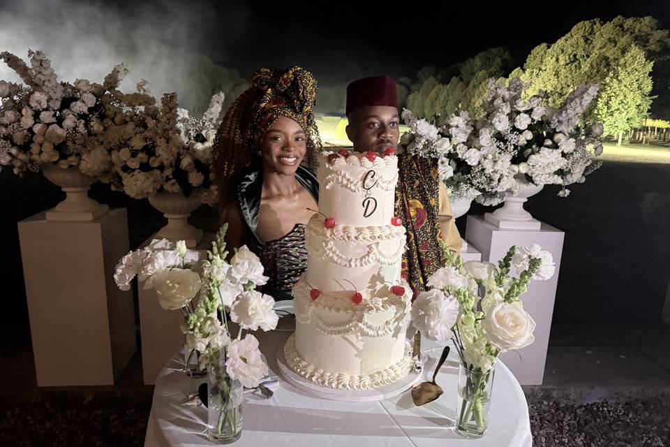 Cherry Wedding cake