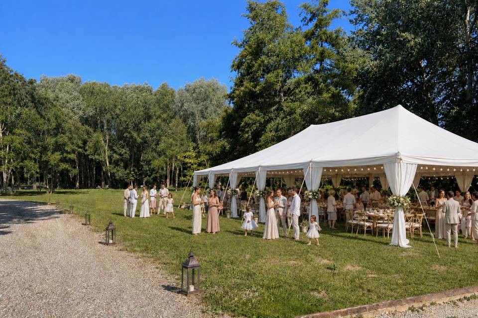 Tente de reception location