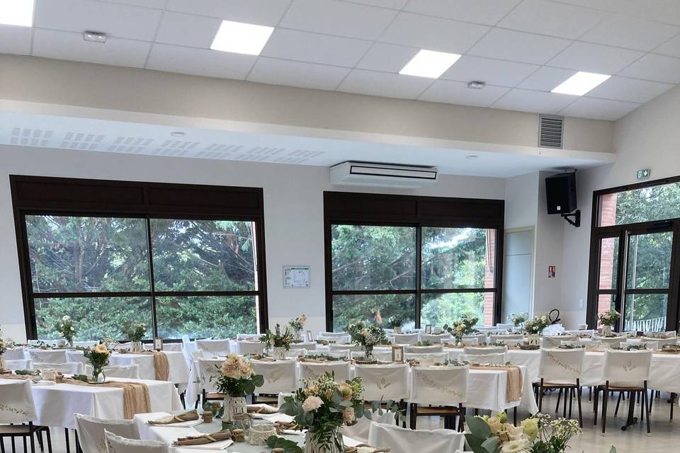 Décoration florale de table