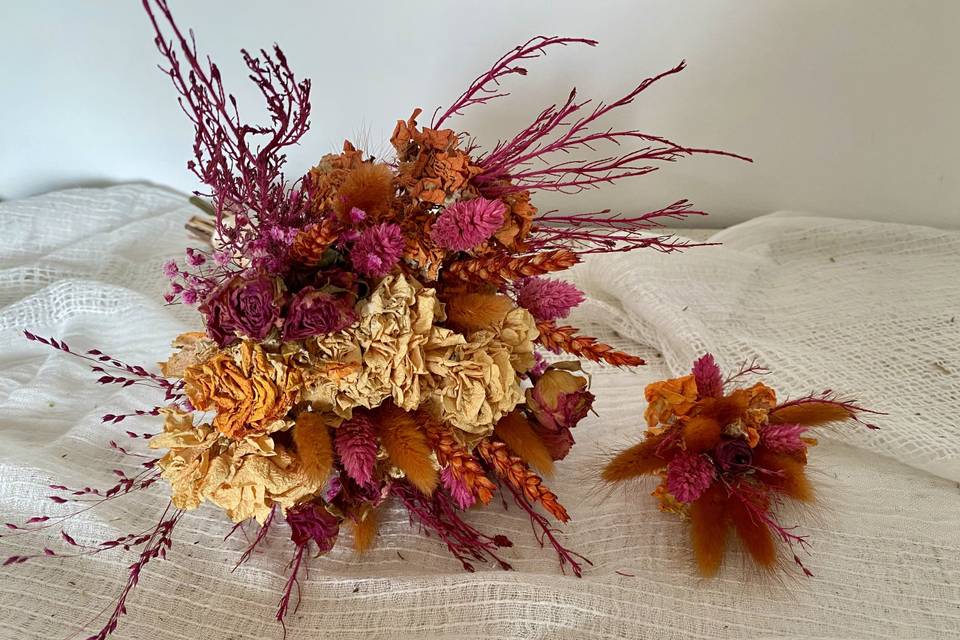 Bouquet et sa boutonnière