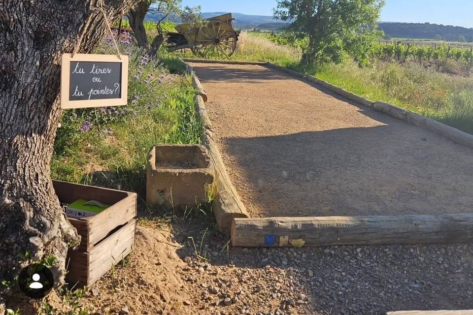 Terrain pétanque