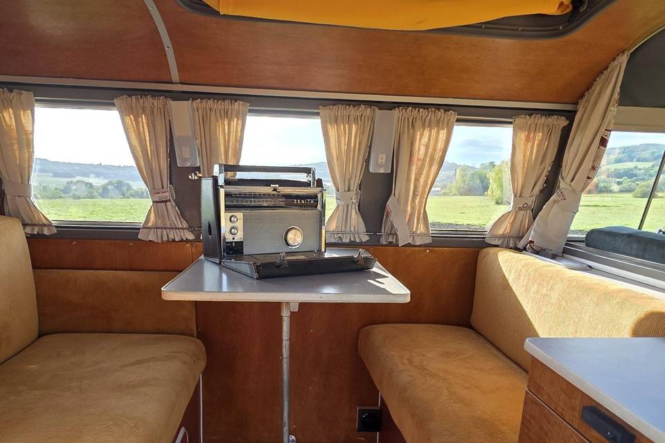 Intérieur du combi