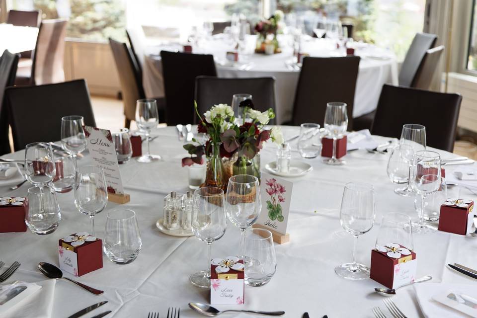 Décoration de table florale