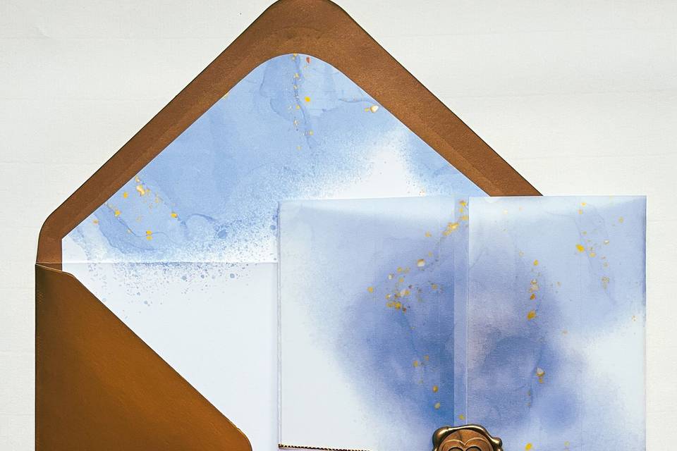 Faire-part pochette calque