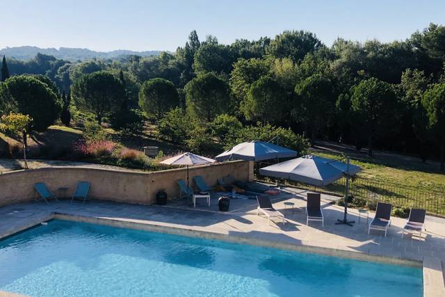 Grande piscine au sel