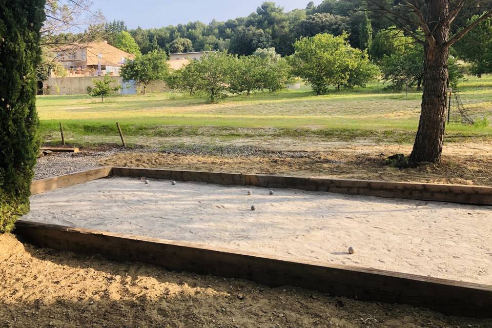 Terrain de pétanque