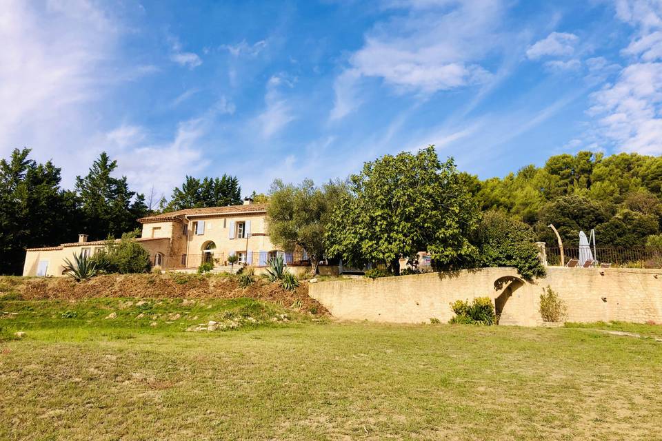 Vue du bas du parc