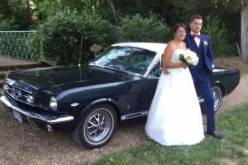 Les mariés en Ford Mustang