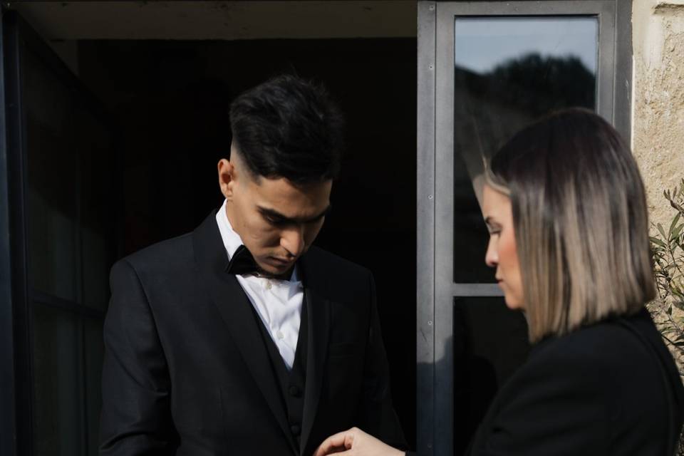 Nuptial wedding en action