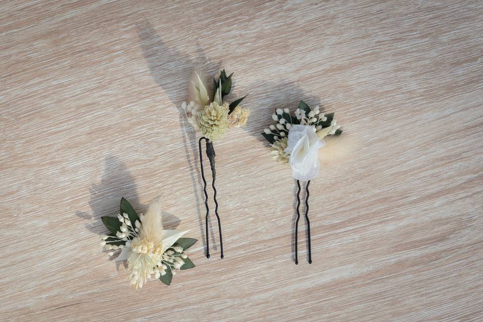 Epingles à chignon Flora