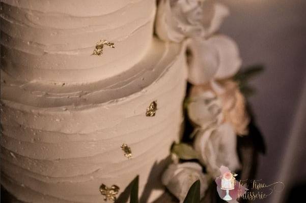 Wedding cake rustique