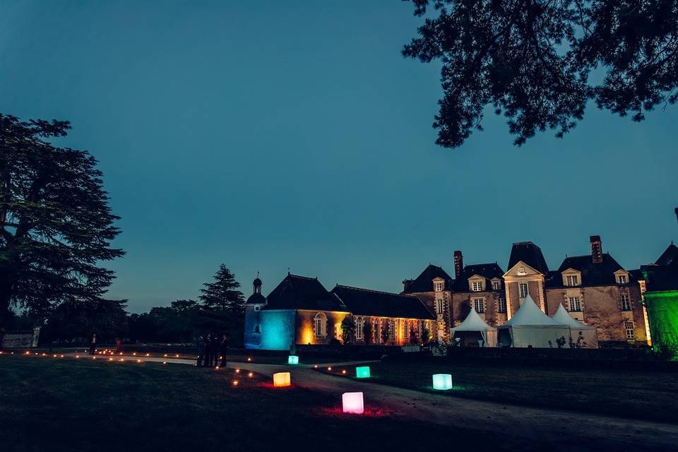 Château de nuit
