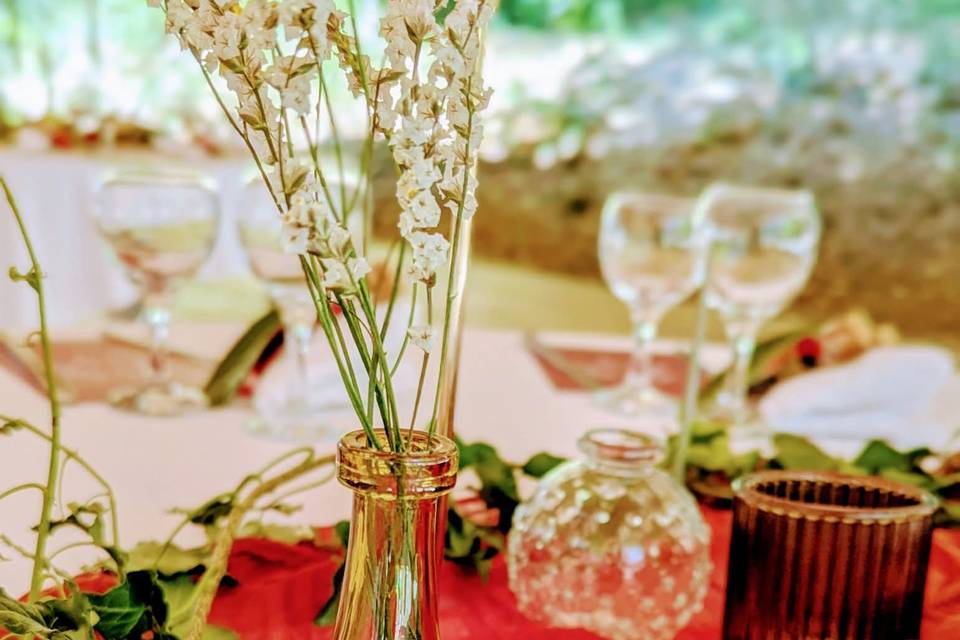 Soliflores et bougeoirs