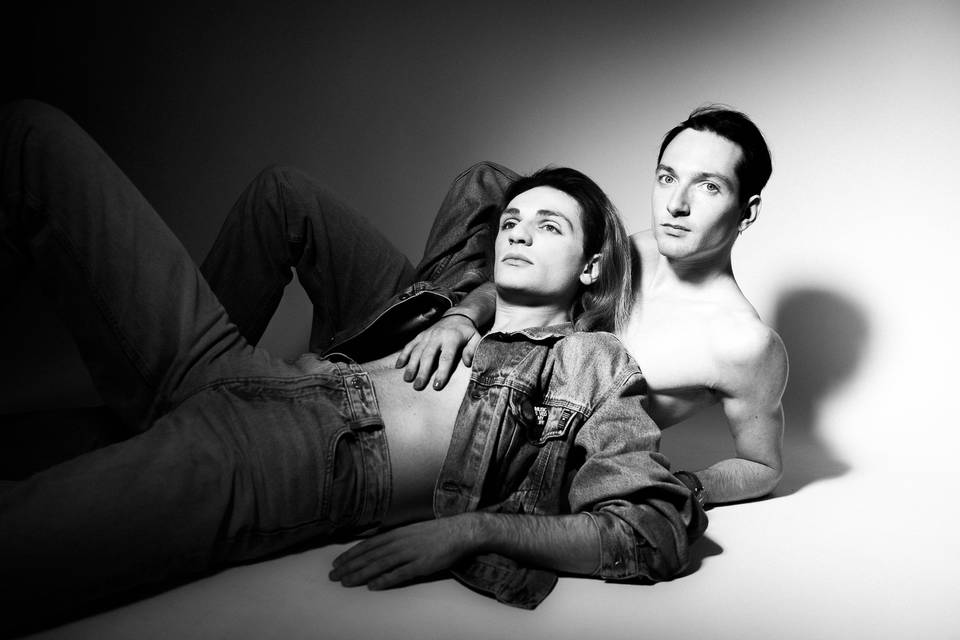 Photo de couple studio