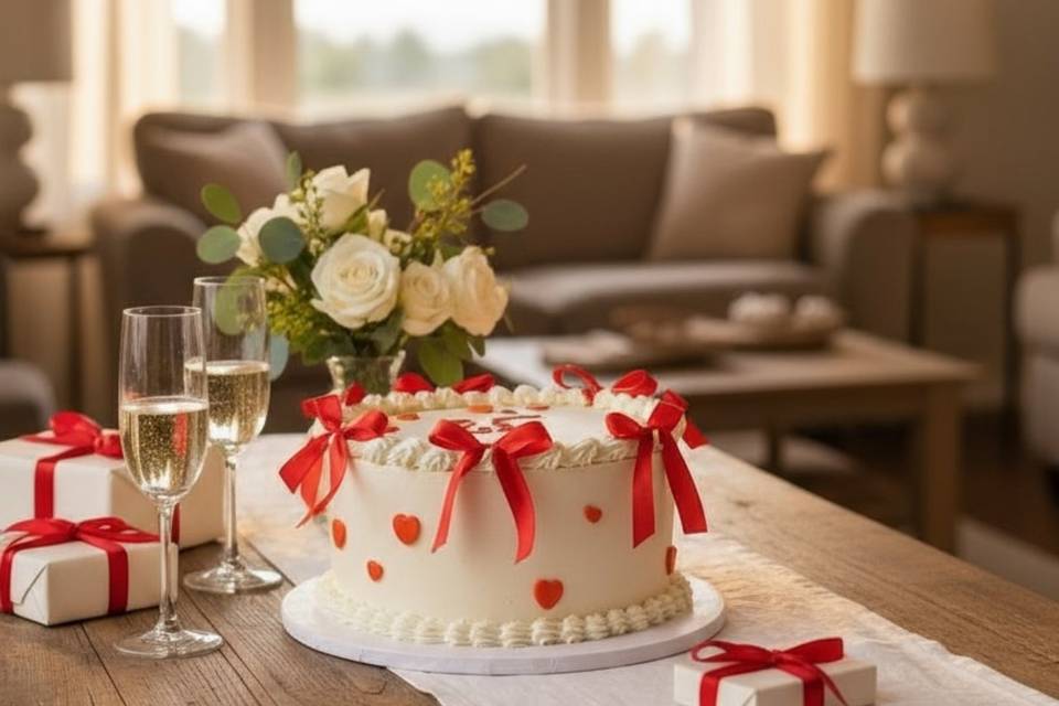 Cake design cœur