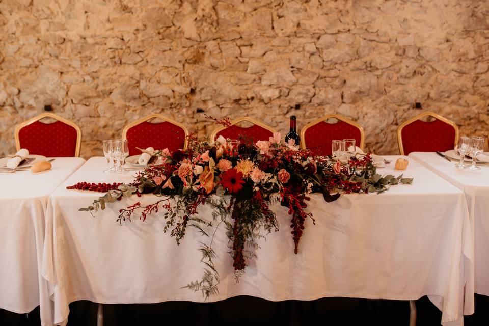 Table d'honneur