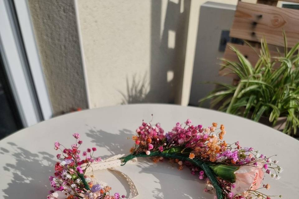 Couronne de fleurs