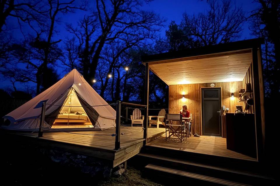 Tente glamping
