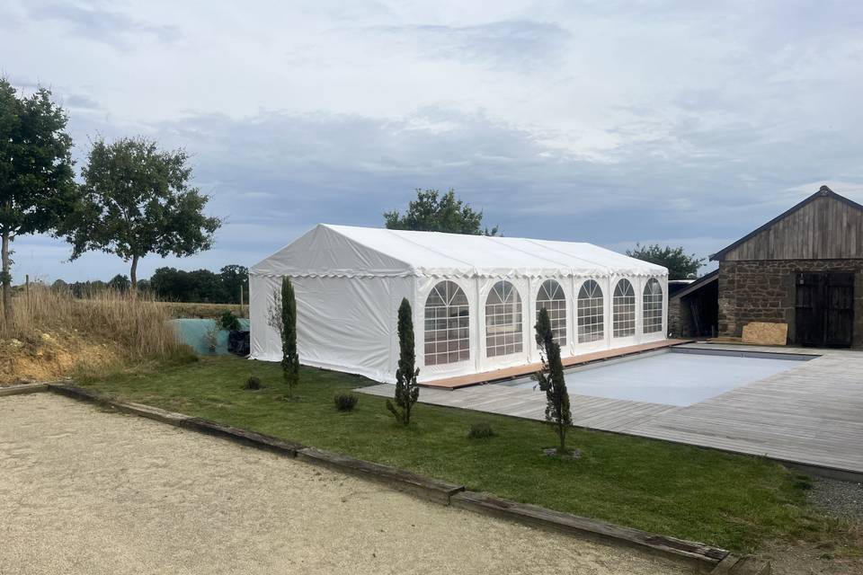 Mariage au bord de piscine