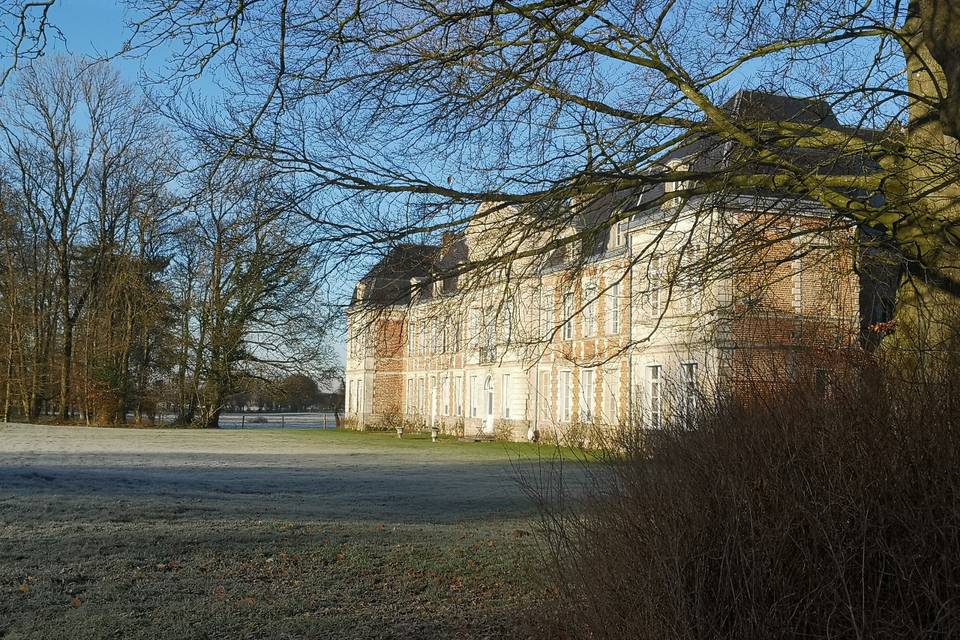 Façade arrière du château