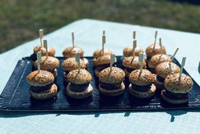 Mini burger au brasero