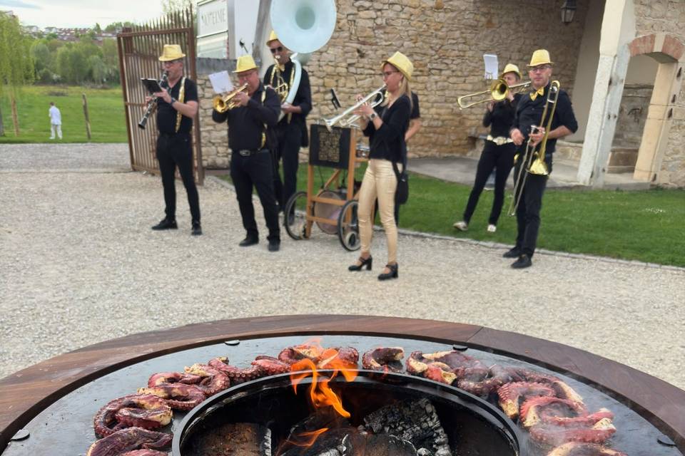 Poulpes grillés