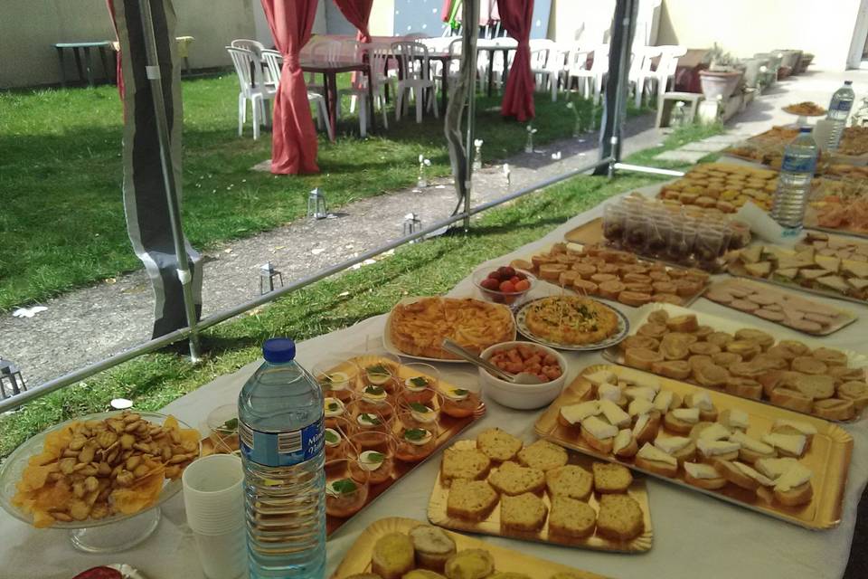 Buffet jardin