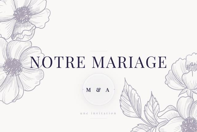 Faire-part classique