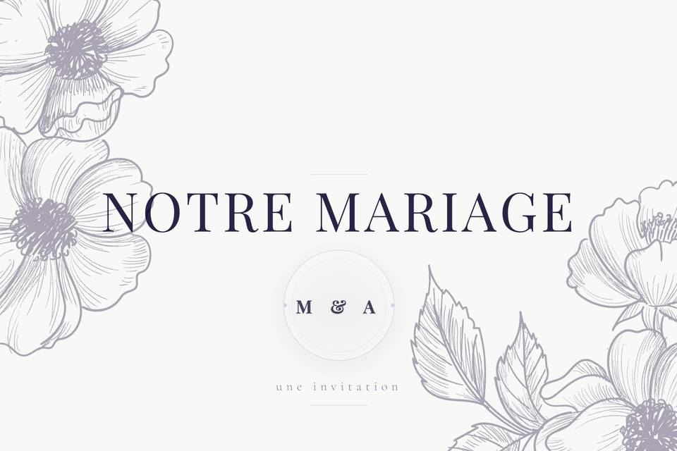 Faire-part classique