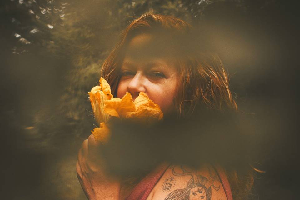 Portrait photo fouler