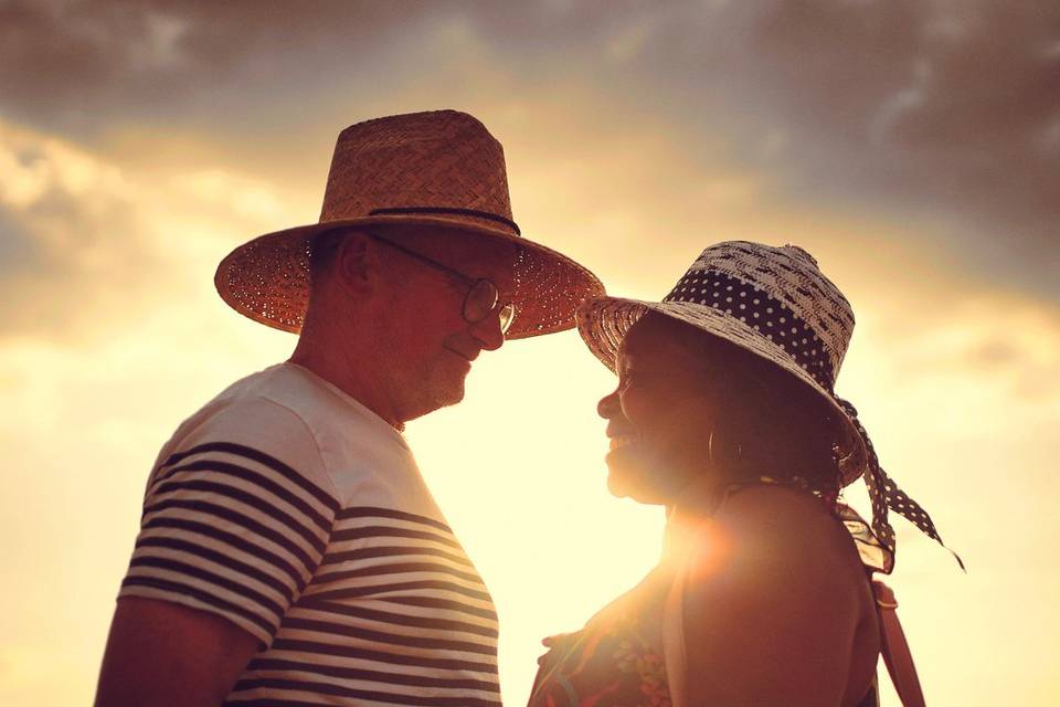 Portrait photo couple