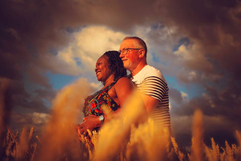 Portrait photo couple