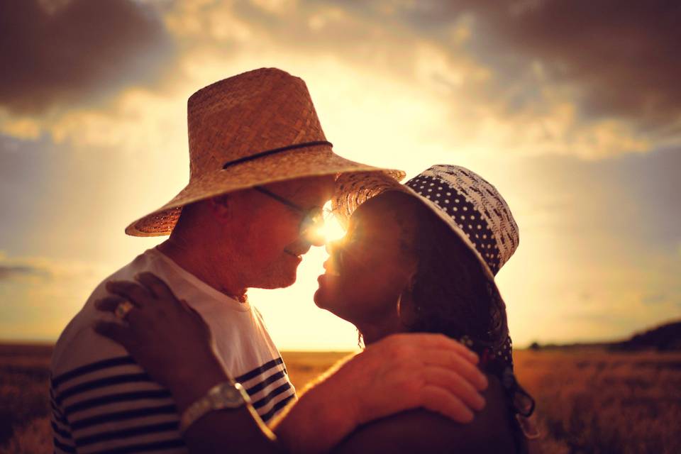 Portrait photo couple