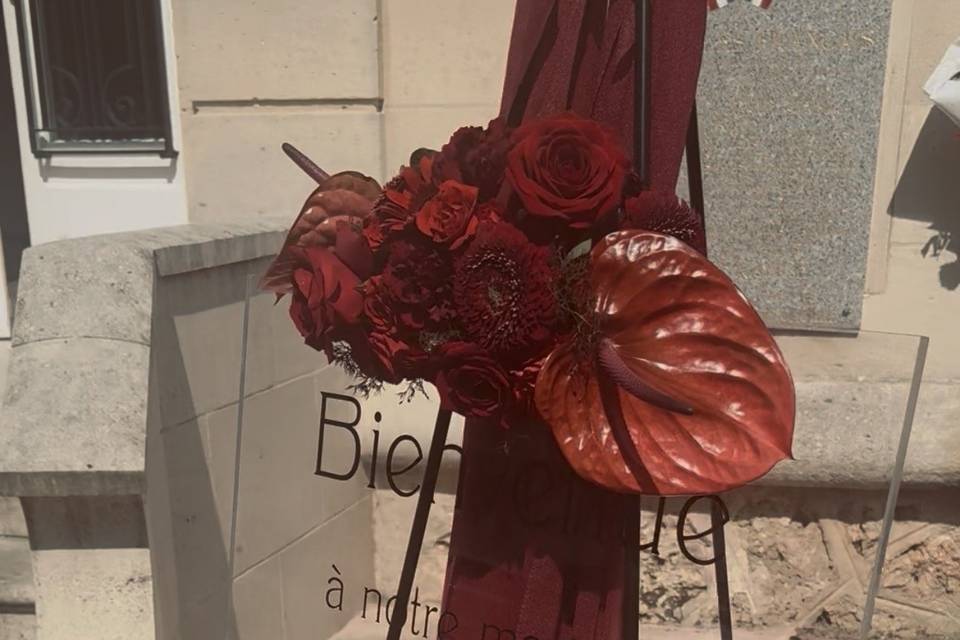 Panneau de bienvenue