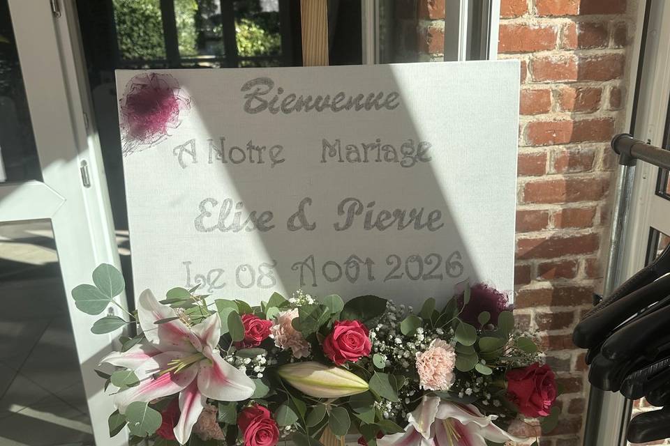 Panneau de bienvenue