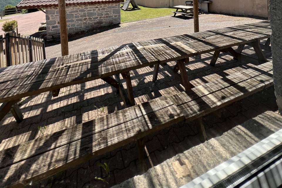 Terrasse ombragée